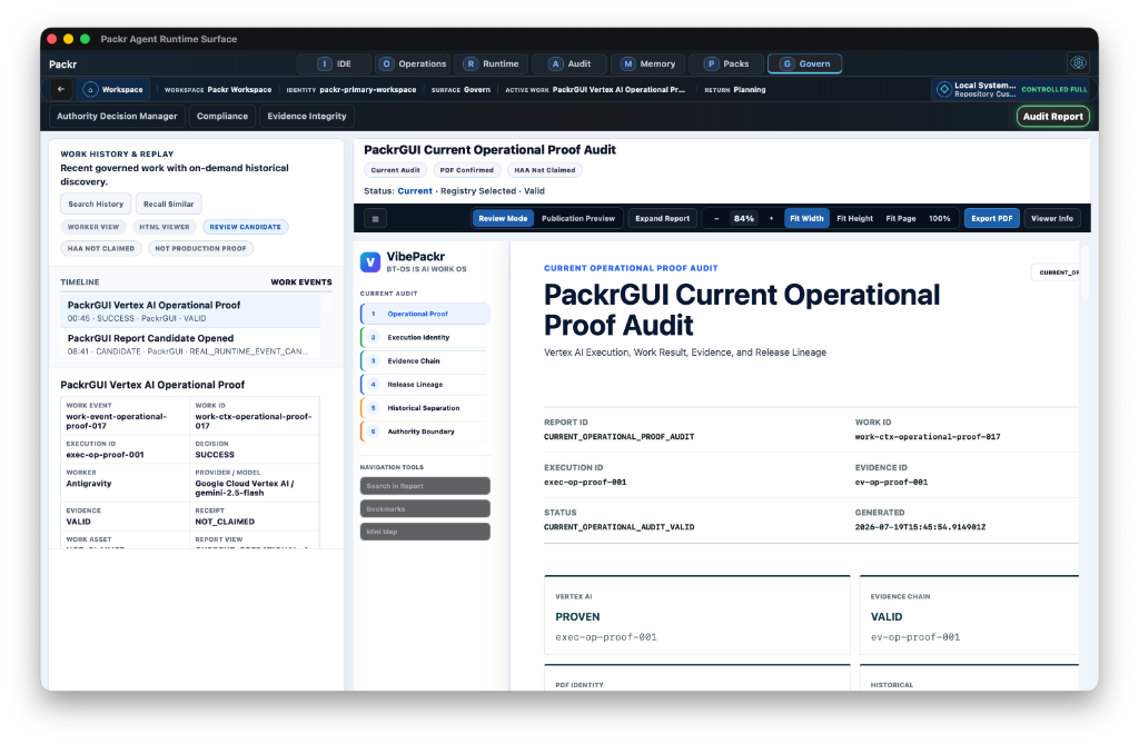 PackrGUI Current Operational Proof Audit