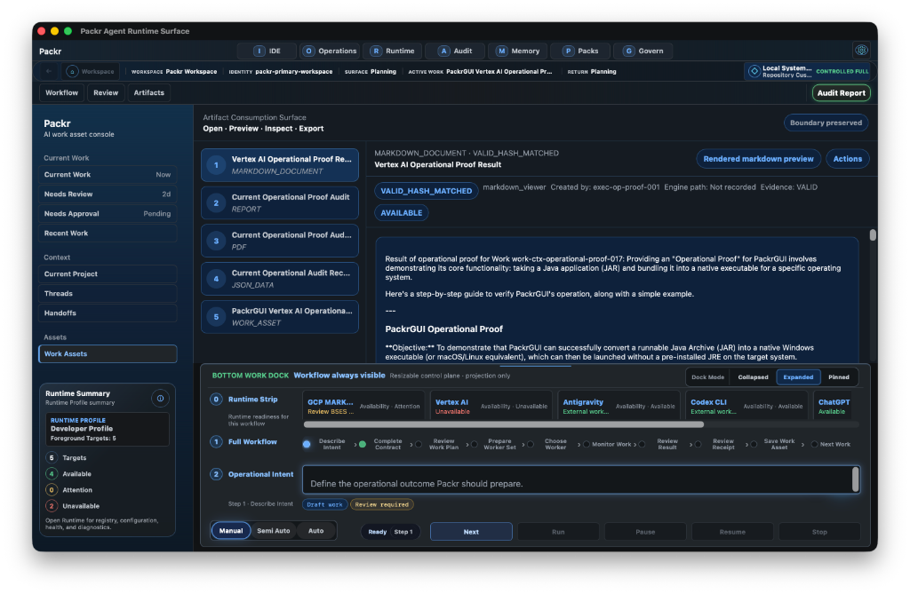 PackrGUI Original Screenshot