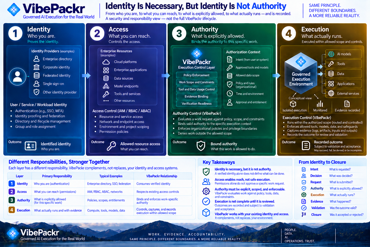 Whitepaper Figure 8: Identity and access are not work-specific authority